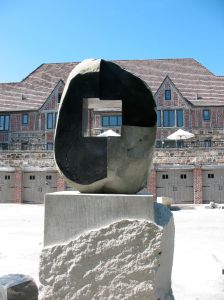 Mark Harrington's sculpture, Franklin, ME