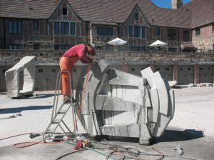 Songul Telek from Turkey, sculpture will be in Bar Harbor