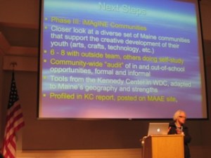 IMG_8673 Dennie Wolf sharing the reports findings