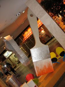 Presque Isle High School sculptures