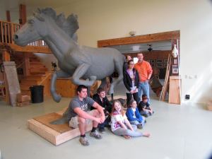 Clay work nearly done