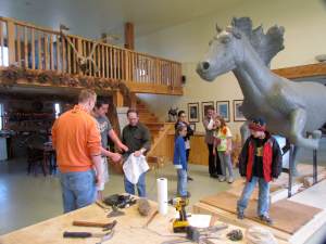 Cleaning the wire for base