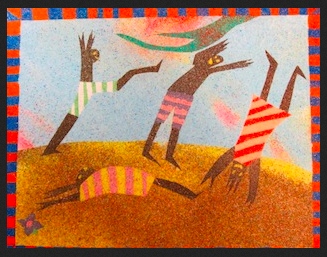 “Playing”, by Jo-Hanna Drayton of Skowhegan Middle School, grade 8