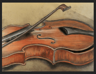 “Violin”, by Hannah Wells of Camden Hills Regional High School, grade 12