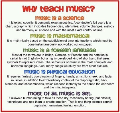 why teach music