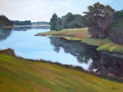 Diane Noble, Tidal Cove - Tenant's Harbor, acrylic -