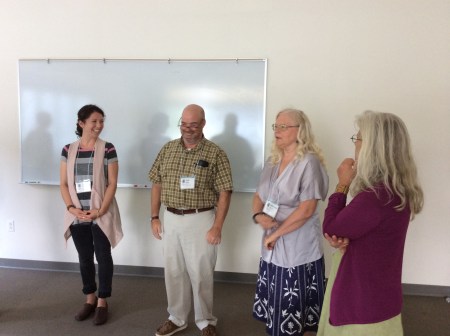 What is a Teaching Artist? session facilitated by Nancy Salmon 