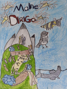 Artwork by Hannah Troiano, grade 2, Saccarappa School, Westbrook