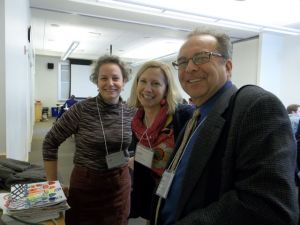 Amy Cousins with Jennie Driscoll and Brian McPherson at an MAAI Mega-regional workshop 