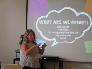 Visual Art Teacher Leader Mandi Mitchell from Hermon High School