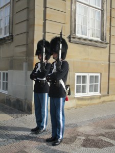 Guards at the palace 