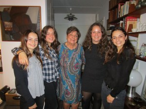 My Danish mother with her granddaughters