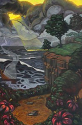 Nathaniel Meyer, Wreck of the Venus, 2013, oil on canvas, 36″ x 24″