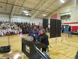 Music educator Allysa Anderson and musician Joani Mitchell