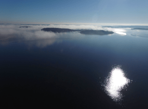 Moshier Island w/Fog, Maximo Steverlynck-Horne, Freeport Middle School, Grade 8