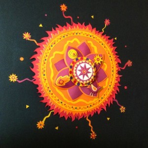 Cosmos Paper Sculpture - Karen Brooks