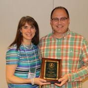 MMEA President (now past president) with David Watts