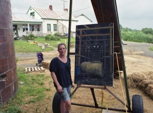 CSA 2012: Artist Kate Emily Barnes was paired with Grassland Organic Farm in Skowhegan