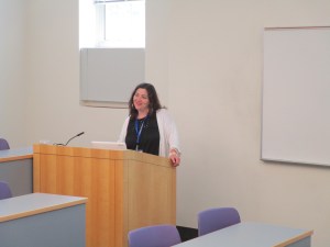 Theresa presenting her SLAM! session