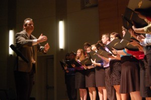 Rick conducting at the opening of the 2011 Statewide Arts Education conference