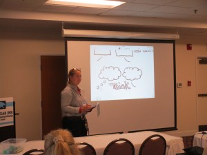 Ann Marie Quirion Hutton presenting