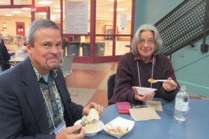 Participants at lunchtime