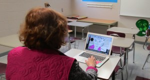 Participant at the Mega Regional Conference at Ellsworth High School in November.